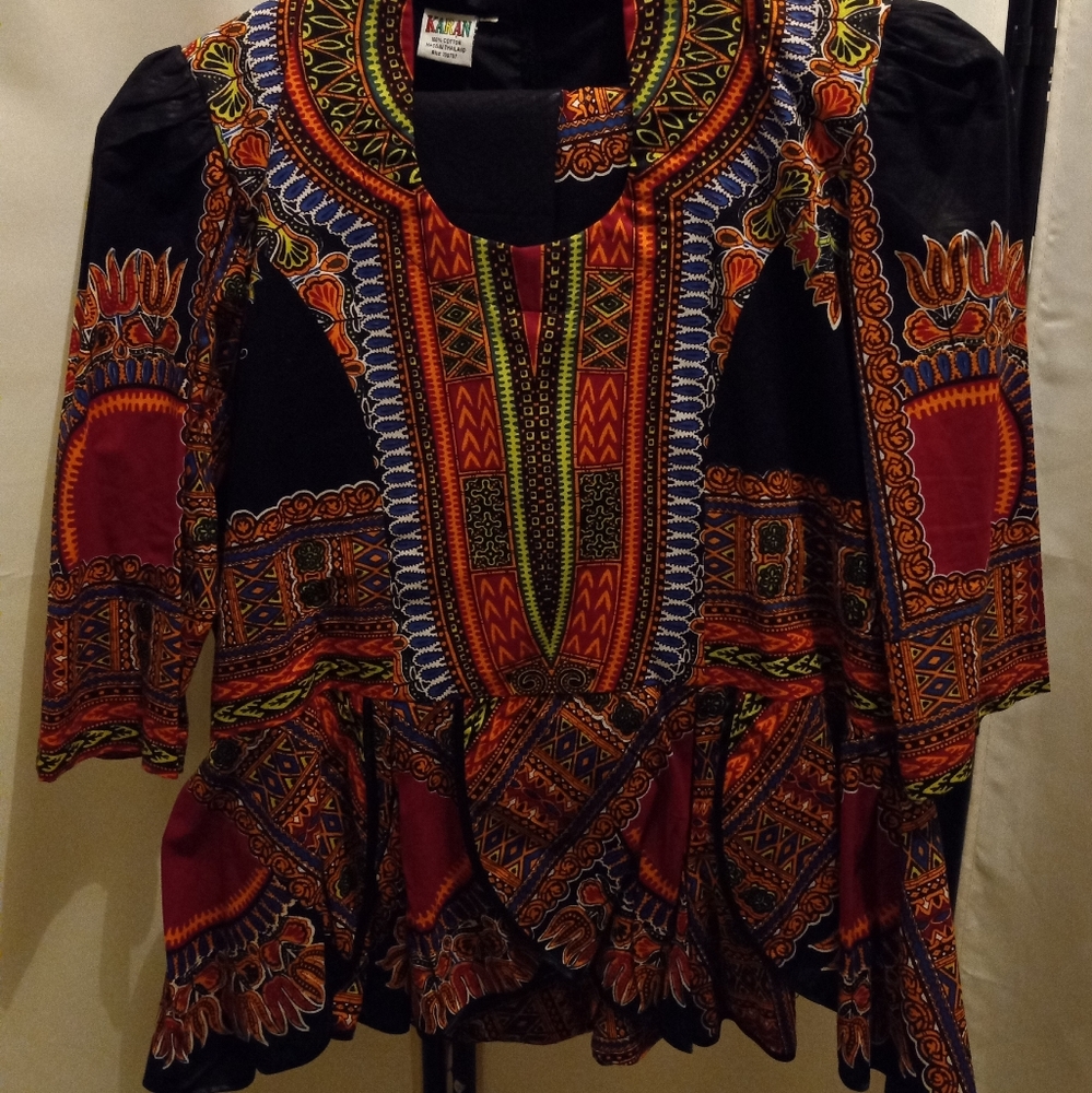 Three pieces african fishtail skirt set